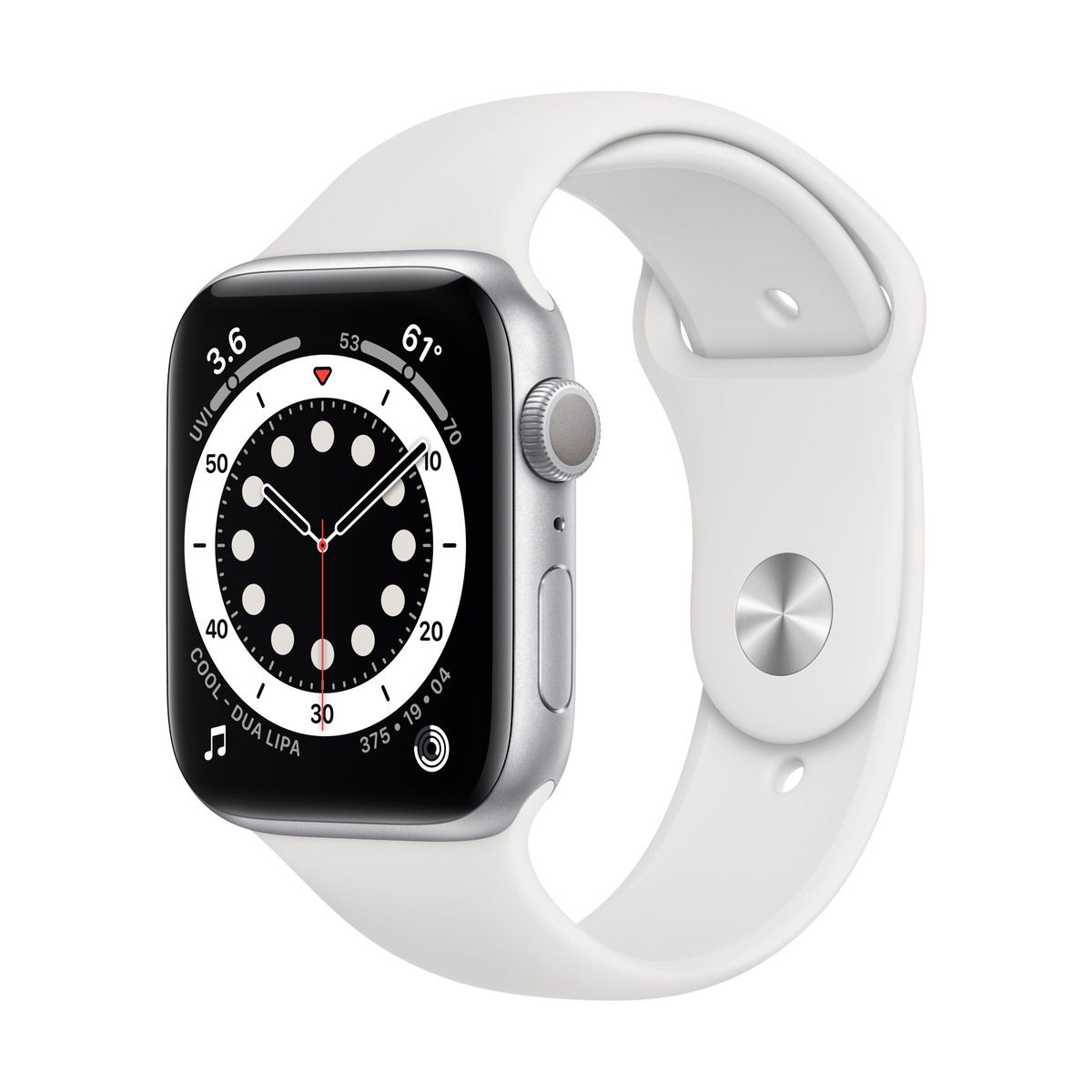 Apple Watch Series 6 44mm Silver Aluminium & Ceramic Case GPS itay sk-1